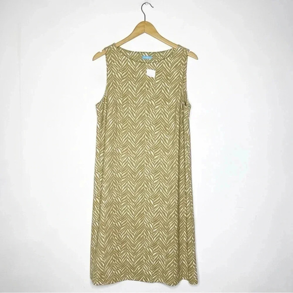 J.McLaughlin Bainbridge Sleeveless Tan Dress Size Large NWT - Picture 1 of 5